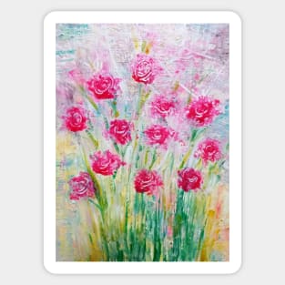 Floral Abstract Artwork 4 Sticker